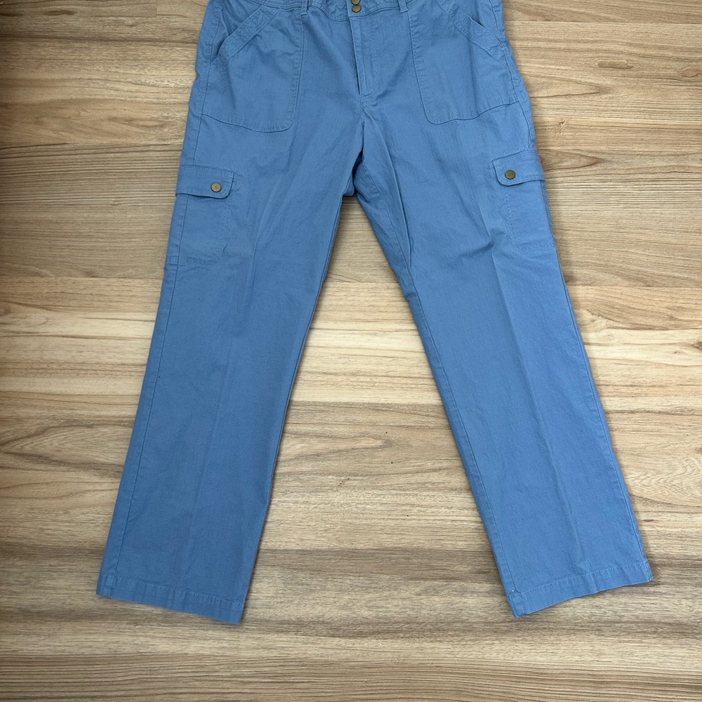 LLBean Ladies Blue Cargo Pants